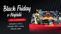 Black Friday 2025 je tady! Získejte 10% Cashback