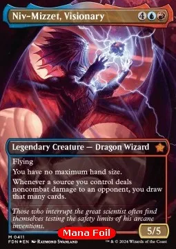 Niv-Mizzet, Visionary (V.2 - Mana Foil Borderless)