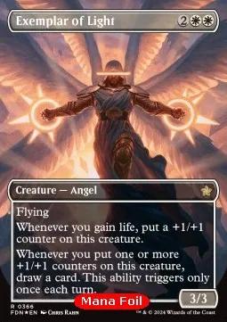 Exemplar of Light (V.2 - Mana Foil Borderless)