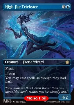 High Fae Trickster (V.2 - Mana Foil Borderless)