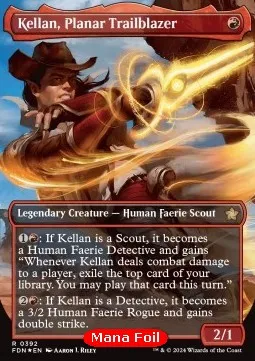 Kellan, Planar Trailblazer (V.2 - Mana Foil Borderless)
