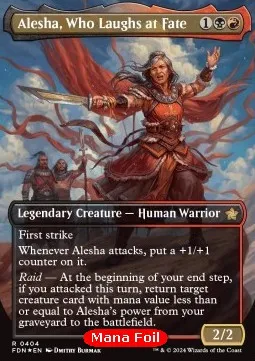 Alesha, Who Laughs at Fate (V.2 - Mana Foil Borderless)
