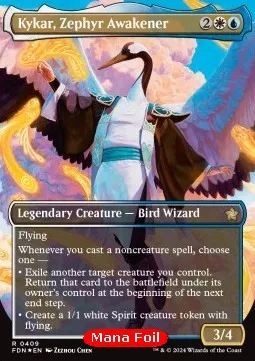 Kykar, Zephyr Awakener (V.2 - Mana Foil Borderless)
