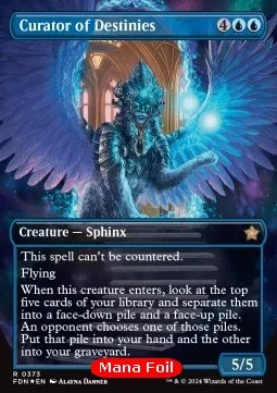 Curator of Destinies (V.2 - Mana Foil Borderless)