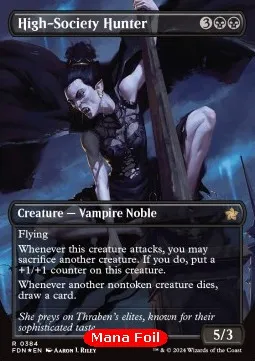 High-Society Hunter (V.2 - Mana Foil Borderless)
