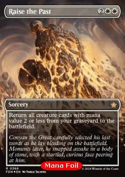 Raise the Past (V.2 - Mana Foil Borderless)