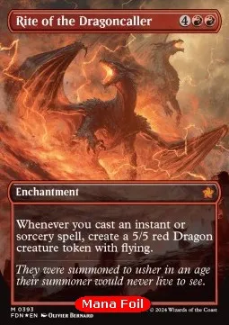 Rite of the Dragoncaller (V.2 - Mana Foil Borderless)