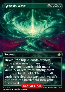 Genesis Wave (V.2 - Mana Foil Borderless)