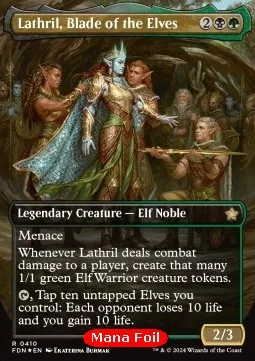 Lathril, Blade of the Elves (V.2 - Mana Foil Borderless)