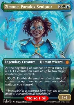 Zimone, Paradox Sculptor (V.2 - Mana Foil Borderless)
