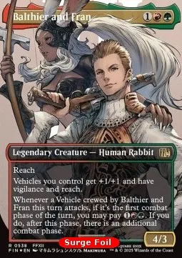 Balthier and Fran (V.4 - Surge Borderless Character)