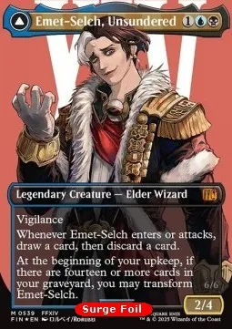 Emet-Selch, Unsundered // Hades, Sorcerer of Eld (V.3 - Surge Borderless Character)
