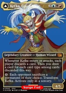 Kefka, Court Mage // Kefka, Ruler of Ruin (V.4 - Surge Borderless Character)