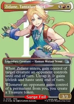 Zidane, Tantalus Thief (V.3 - Surge Borderless Character)