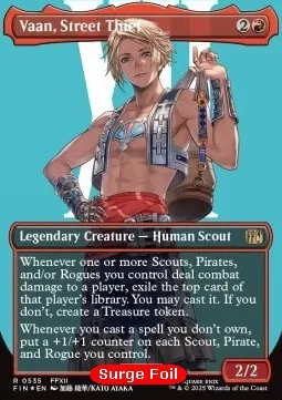 Vaan, Street Thief (V.3 - Surge Borderless Character)