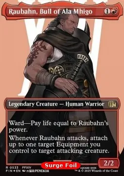 Raubahn, Bull of Ala Mhigo (V.3 - Surge Borderless Character)