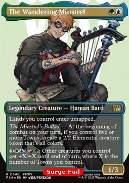 The Wandering Minstrel (V.3 - Surge Borderless Character)