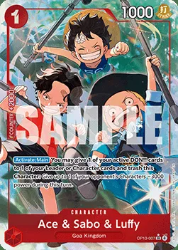 Ace & Sabo & Luffy (OP13-007) (V.2)