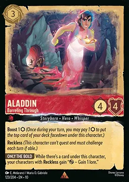 Aladdin - Barreling Through (V.1)