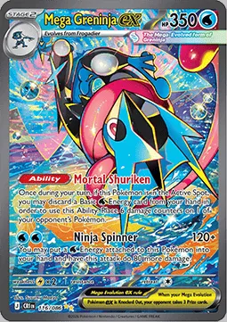 Mega Greninja ex (CRI - 116)