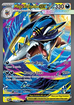 Mega Sharpedo ex (PFL - 127)