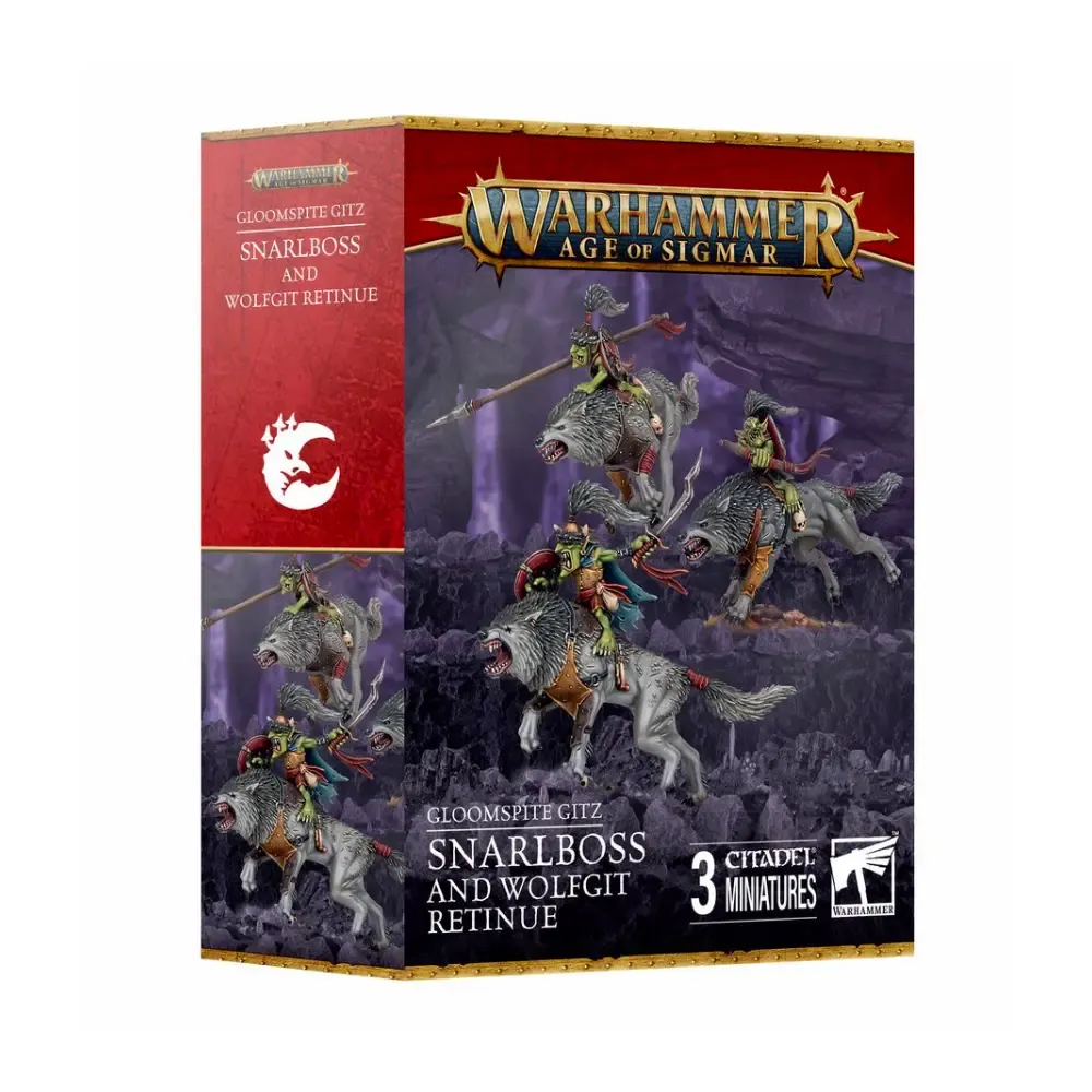 Warhammer AoS – Gloomspite Gitz: Snarlboss & Wolfgit Retinue
