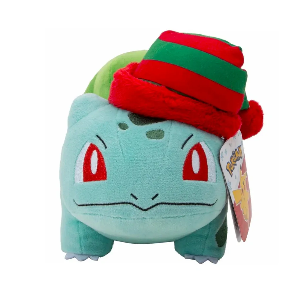 Pokémon plyšák – Bulbasaur (vánoční) 20cm