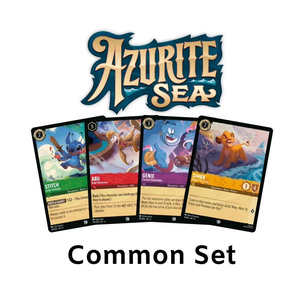 Lorcana: Azurite Sea Common Set