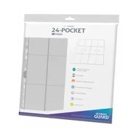 10 Ultimate Guard 24-Pocket Side-Loading QuadRow Pages (Transparent)