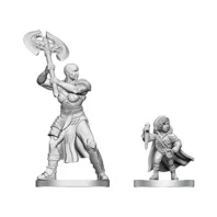 Dungeons & Dragons – Nolzur's Marvelous Miniatures: Goliath Barbarian & Halfling Rogue