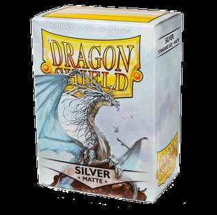 Levně Dragon Shield Matte obaly – Silver (matné, stříbrné, 100 ks)