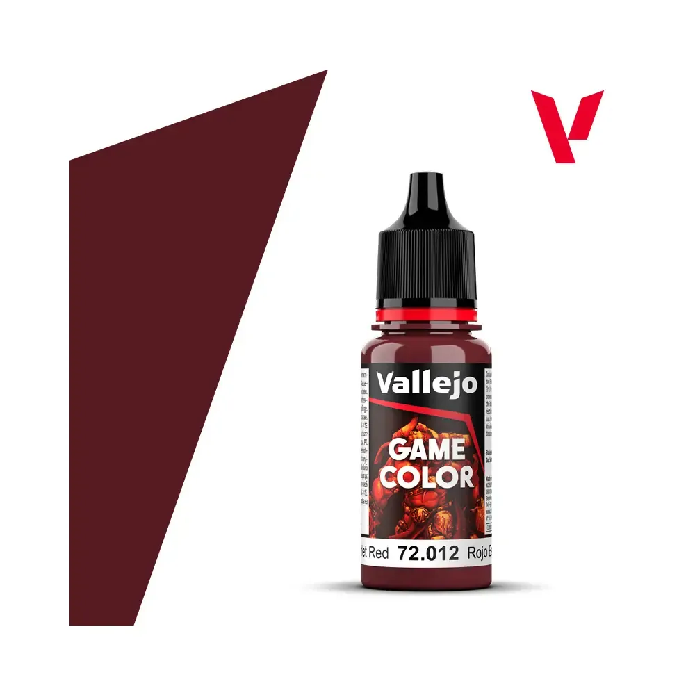 Vallejo Game Color: Scarlet Red – 72.012
