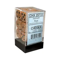 Chessex 16mm d6 Dice Block – Speckled Rust (12 dice)