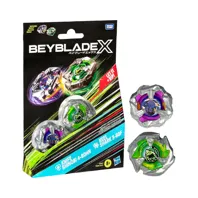 Beyblade X Knife Shinobi 4-80HN and Keel Shark 3-80F Top Dual Pack Set
