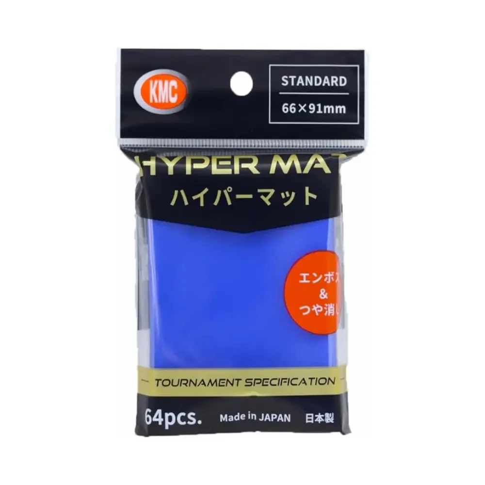 Levně KMC Hyper MAT obaly – Aqua (matné, modré, 64 ks)