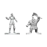 Dungeons & Dragons – Nolzur's Marvelous Miniatures: Cultist of Bane & Dwarf Zhentilar Soldier