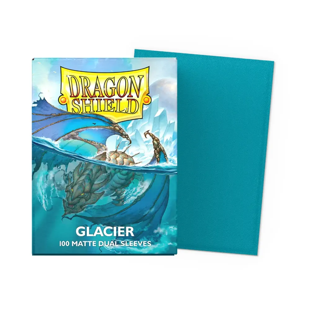 Levně Dragon Shield Matte Dual obaly – Glacier (modré, matné, 100 ks)