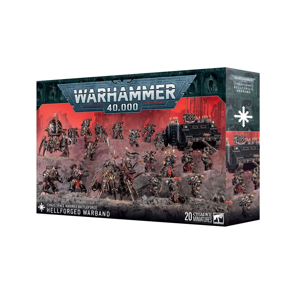 Warhammer 40k – Chaos Space Marines Battleforce: Hellforged Warband
