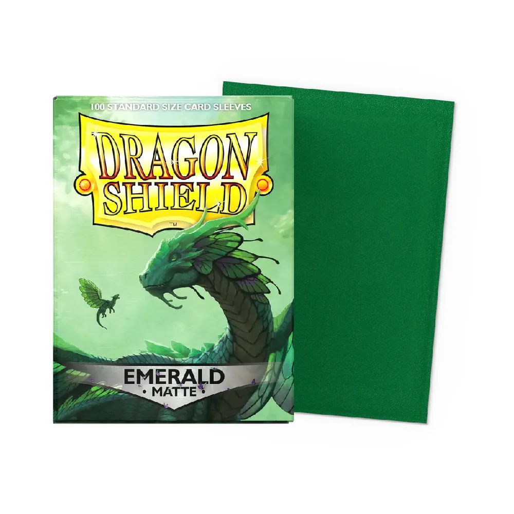 Levně Dragon Shield Matte obaly – Emerald (matné, zelené, 100 ks)