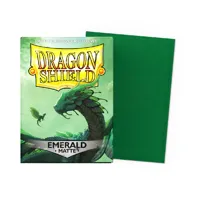 100 Dragon Shield Sleeves - Matte Emerald