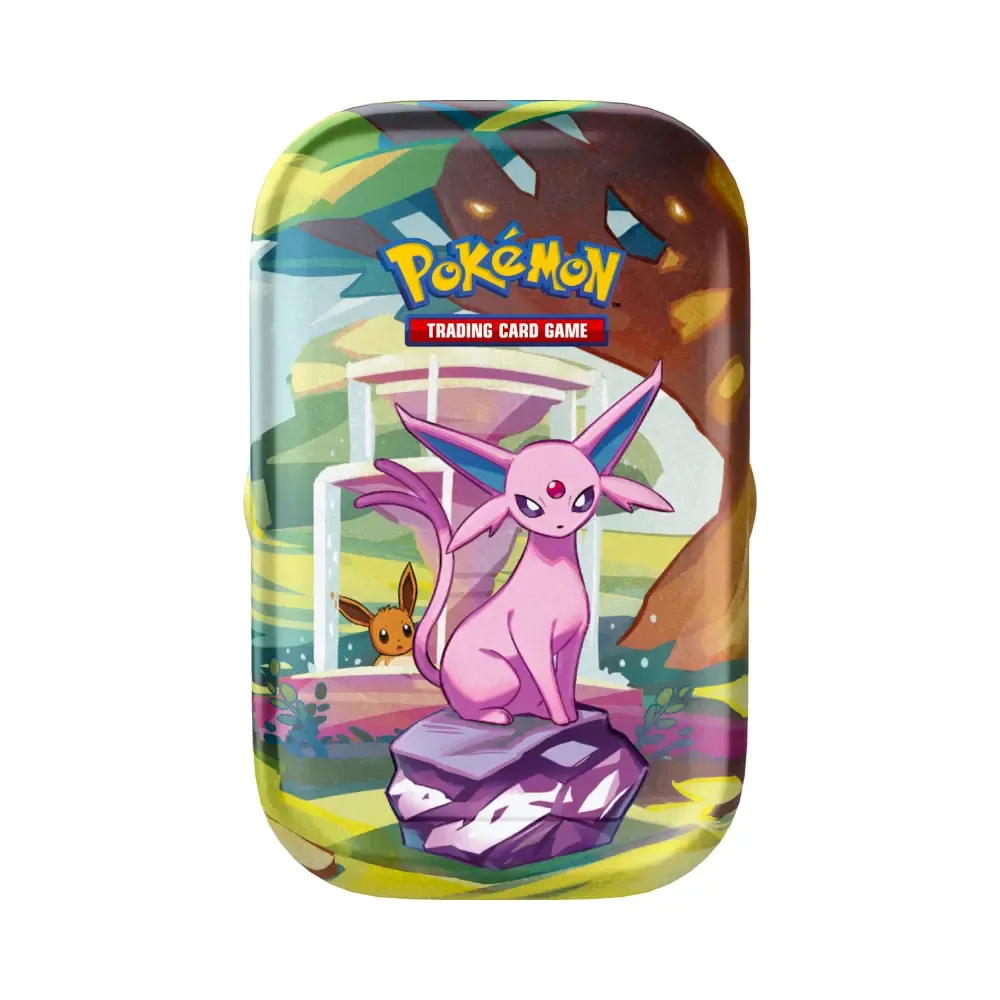 Prismatic Evolutions Espeon Mini Tin