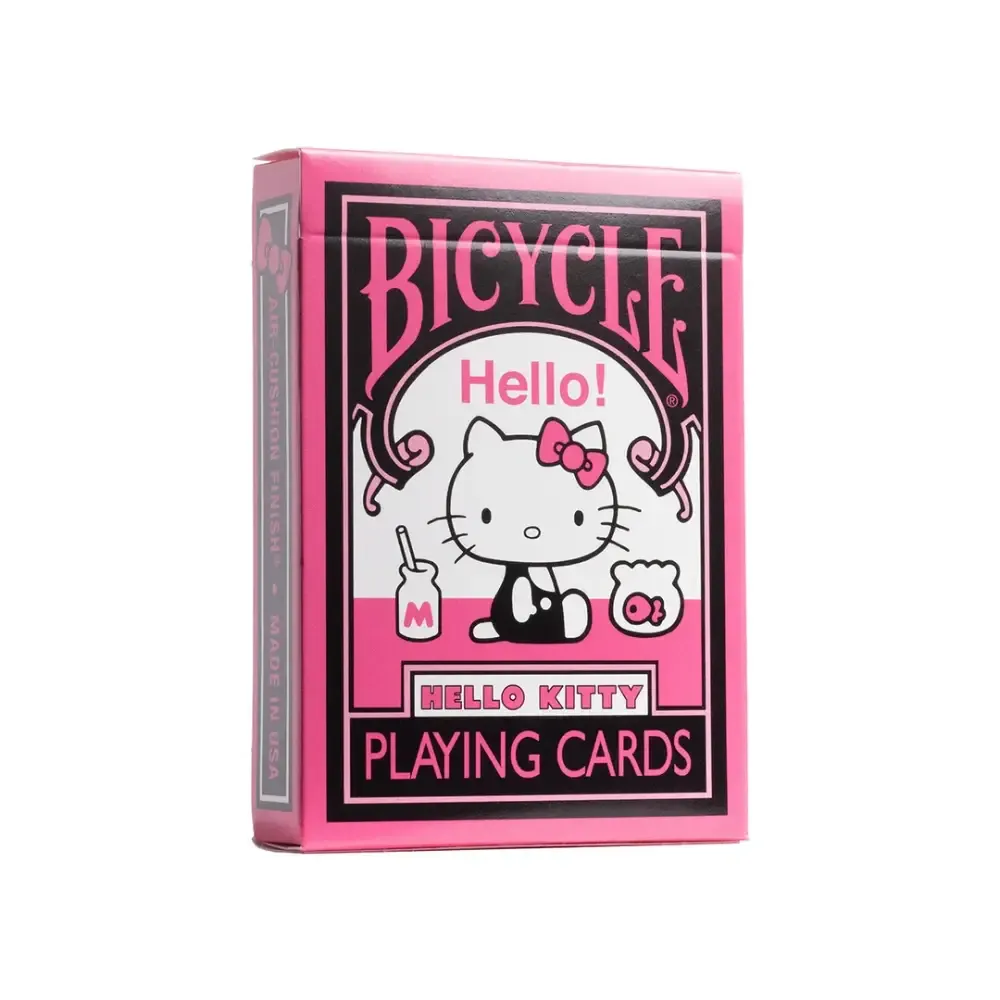 Levně Bicycle Hello Kitty Black-Pink (černá-fialová)