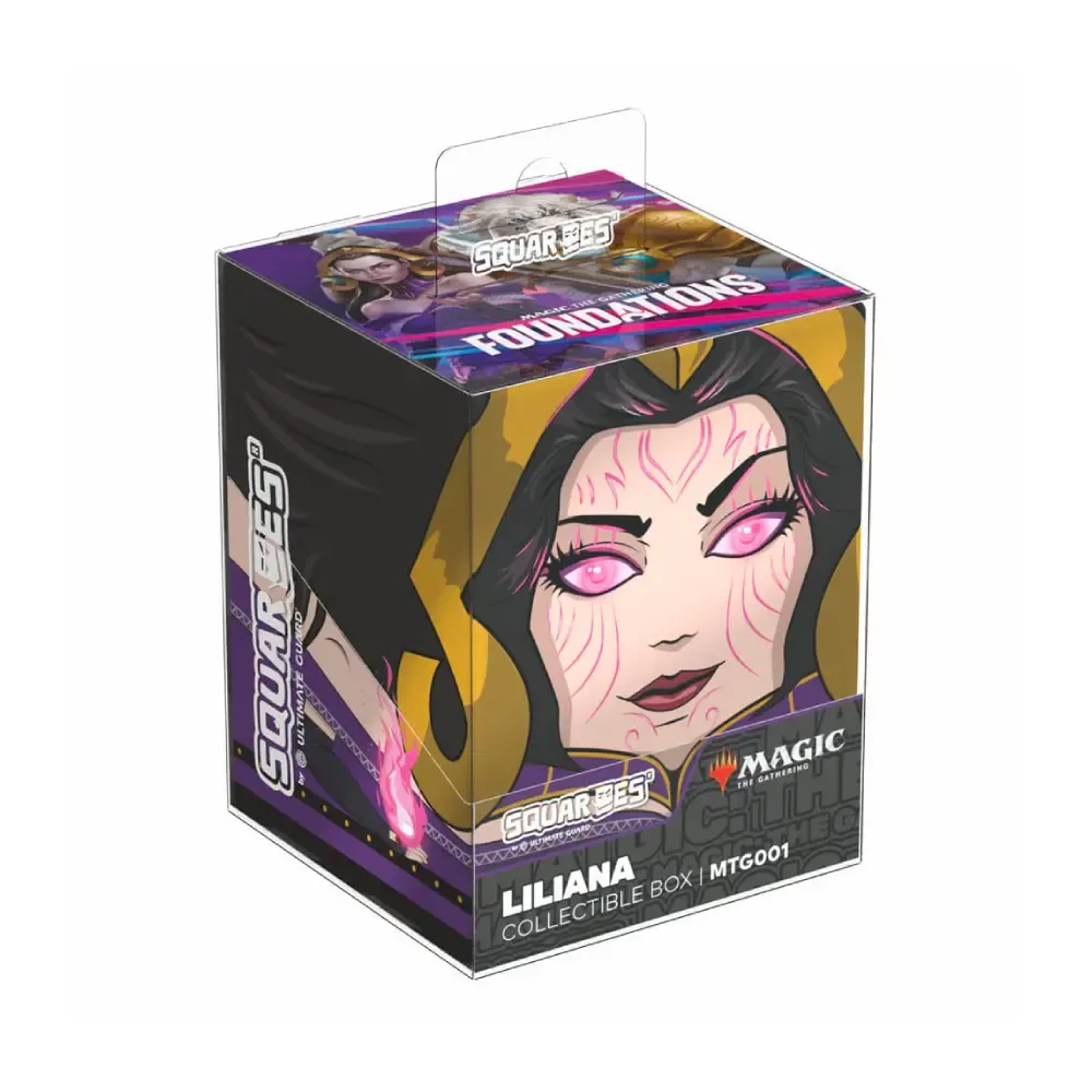 Ultimate Guard Squaroes Boulder Deck Case 100+ (Magic: The Gathering Foundations: Liliana) 