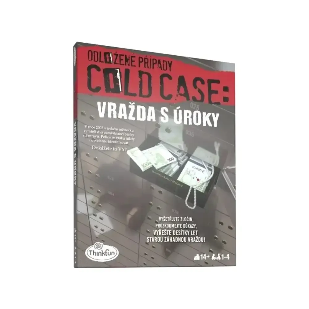 ThinkFun Odložené případy: Vražda s Úroky – CZ