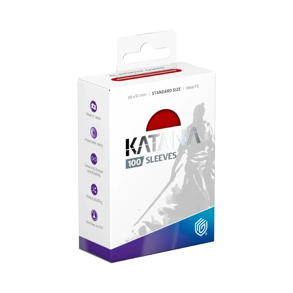 Levně Ultimate Guard Katana obaly – Rising Sun (červené, 100 ks)