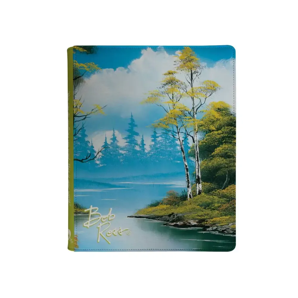 Ultra Pro "Bob Ross Lakeside Path" 9-Pocket Zippered PRO-Binder 
