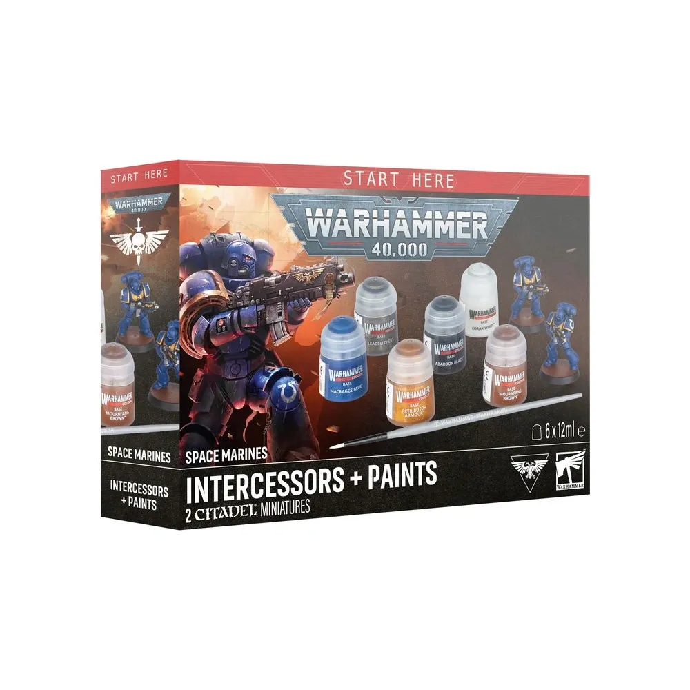 Warhammer 40k – Space Marines: Intercessors + Paints (2026)