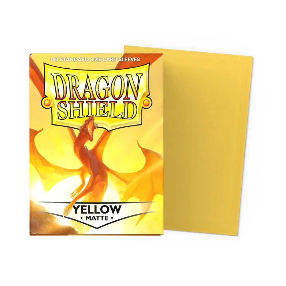 Levně Dragon Shield Matte obaly – Yellow (matné, žluté, 100 ks)