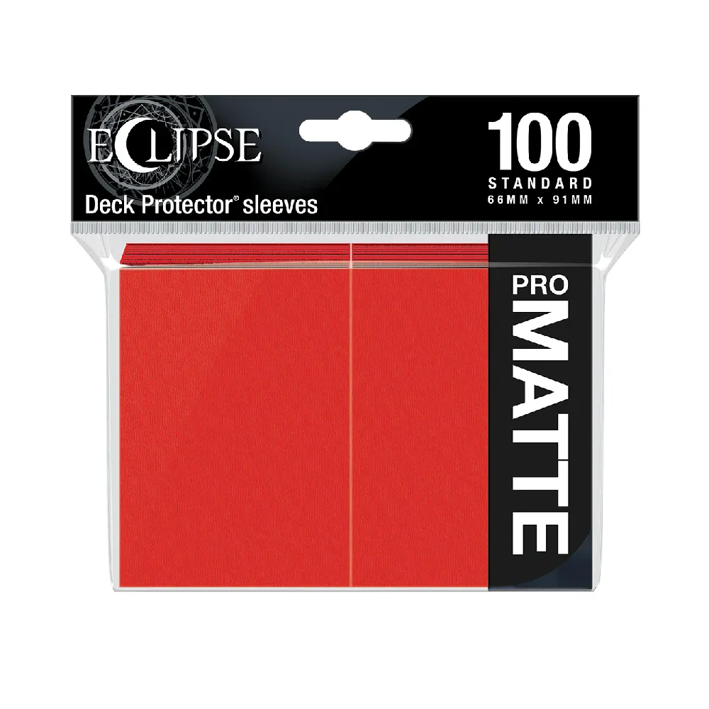Levně Ultra PRO Eclipse obaly – Apple Red (matné, červené, 100 ks)