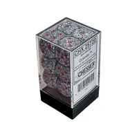 Chessex sada 6-stěnných kostek 16mm – Speckled Granite (12 ks)